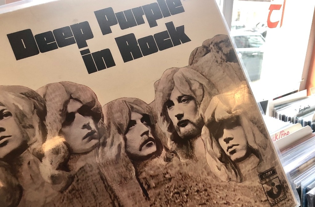 Vinyl Deep Purple In Rock im Plattenladen Marleen Records in Fulda (Hessen/Deutschland/Germany)